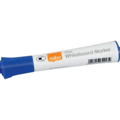 Nobo WB Marker Glide rund 2mm blå - 10 stk