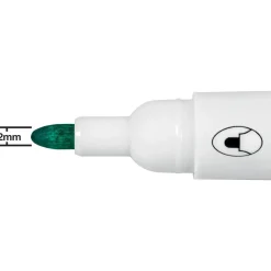 Nobo WB Marker Glide rund 2mm grøn - 10 stk