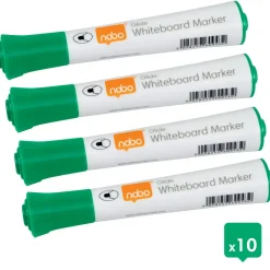 Nobo WB Marker Glide rund 2mm grøn - 10 stk