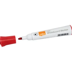 Nobo WB Marker Glide rund 2mm rød - 10 stk