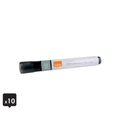 Nobo WB Marker LiquidInk rund 3mm sort - 10 stk