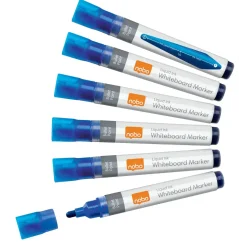 Nobo WB Marker LiquidInk rund 3mm blå - 10 stk
