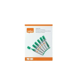 Nobo WB Marker LiquidInk rund 3mm grøn - 10 stk