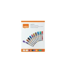 Nobo WB Marker LiquidInk rund 3mm ass - 10 stk