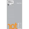 Notesblok Bantex 102x210mm linieret Wire-o spiral 70g 100blade - 10 stk