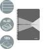 Notesblok Leitz Office karton A5 lin. 80g/90ark grå