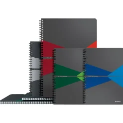 Notesblok Leitz Office karton A5 lin. 80g/90ark grå
