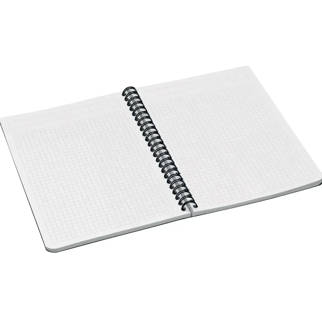 Notesblok Leitz Office karton A5 kvad. 80g/90ark grå