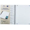 Notesbog A5 Oxford Touch kvadreret 70 ark 90g turkis