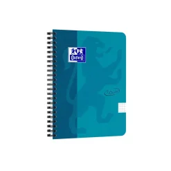 Notesbog A5 Oxford Touch kvadreret 70 ark 90g turkis