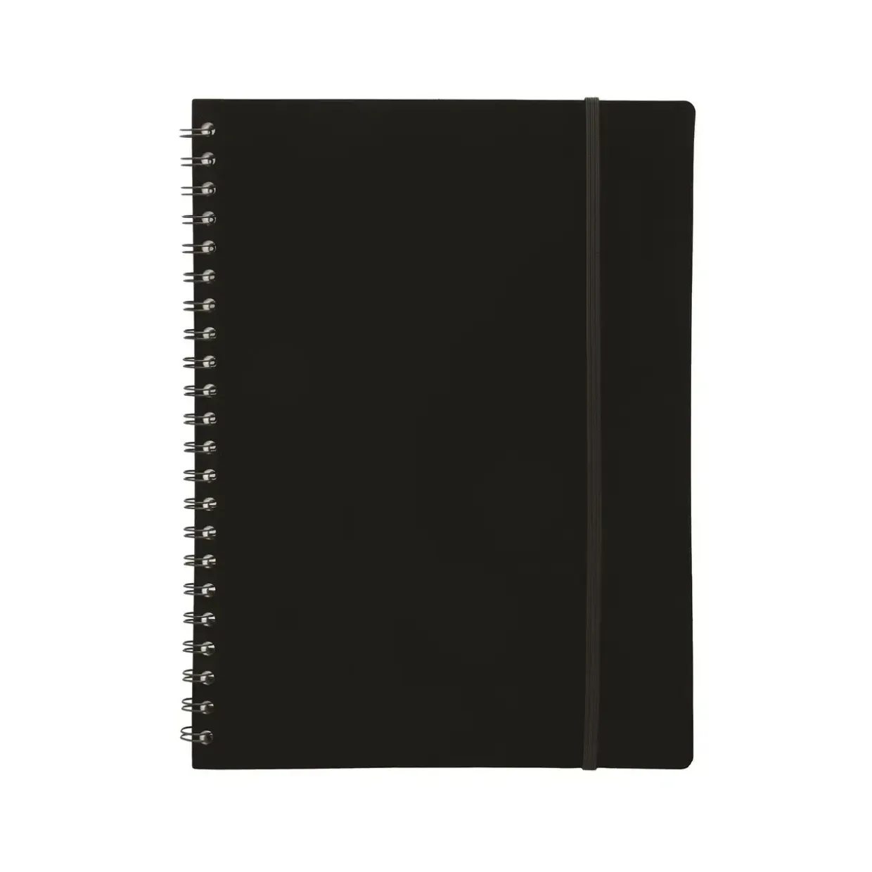 Notesbog - Büngers A4 linjeret PP cover sort - 70 sider