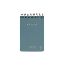Notesbog KOZO A6 Premium Steel Blue linieret 80 sider 100g - 6 stk