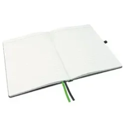 Notesbog Leitz Complete A4 lin. 96g 80ark sort
