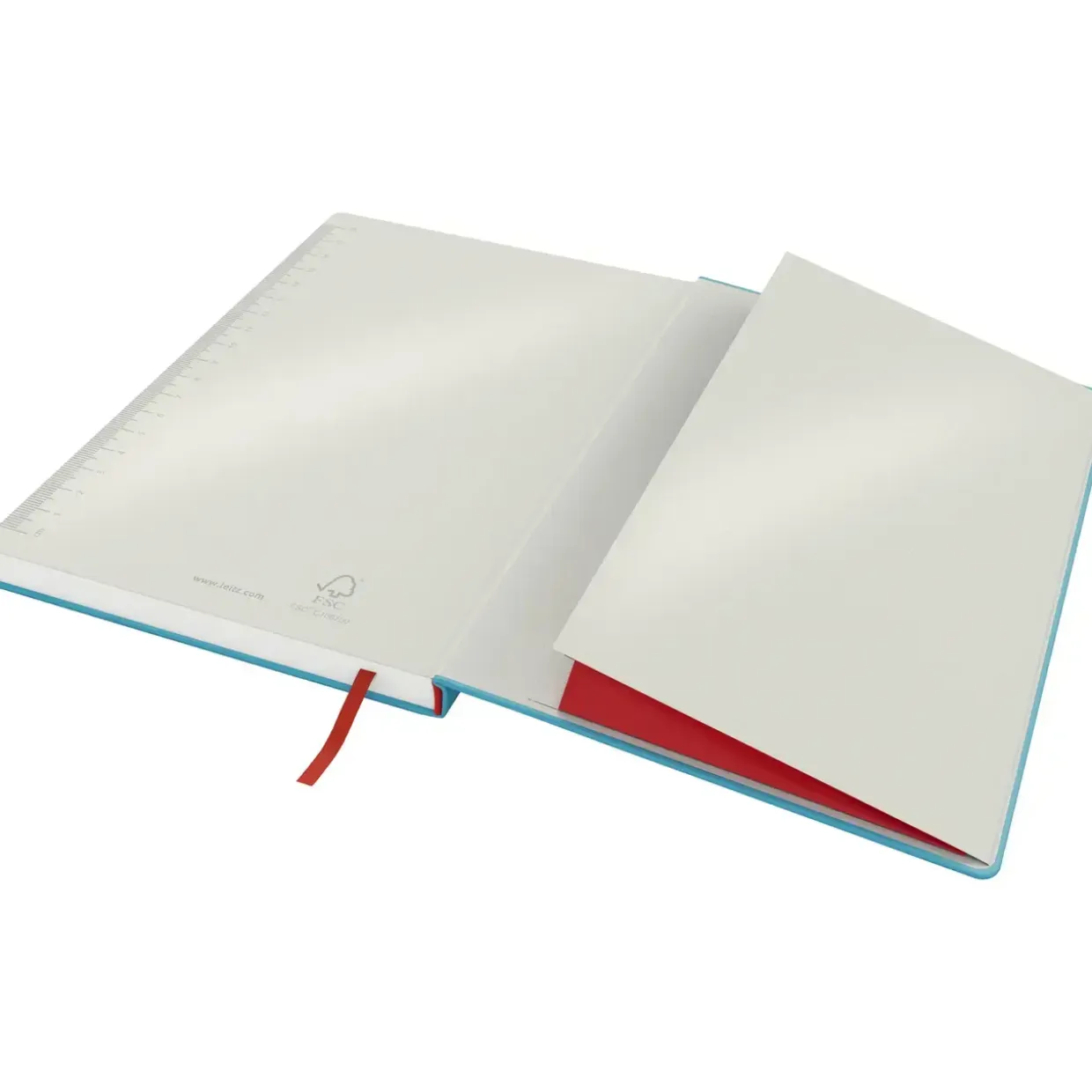 Notesbog Leitz Cosy HC L lin 80 ark 100g blå