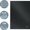 Notesbog Leitz Solid hardcover A4 lin. 80g/80ark sort - Køb minimum 6 stk.