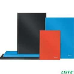 Notesbog Leitz Solid hardcover A5 lin. 80g/80ark sort - Køb minimum 6 stk.