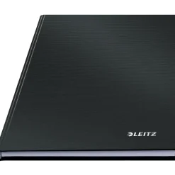 Notesbog Leitz Solid hardcover A5 lin. 80g/80ark sort - Køb minimum 6 stk.