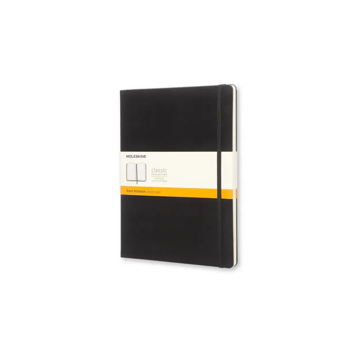 Notesbog MOLESKINE Classic hard linieret XL sort