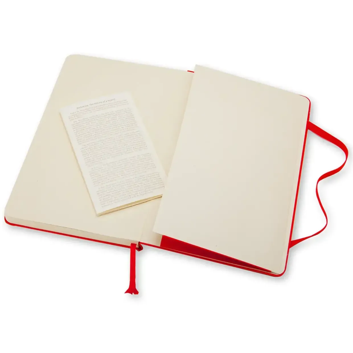 Notesbog MOLESKINE Classic hard linieret Large rød