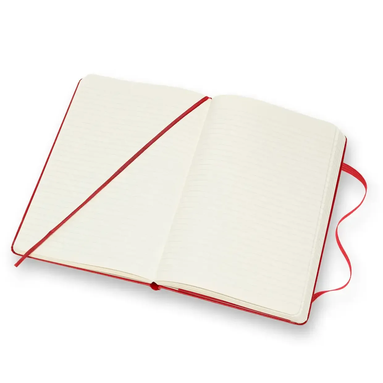 Notesbog MOLESKINE Classic hard linieret Large rød