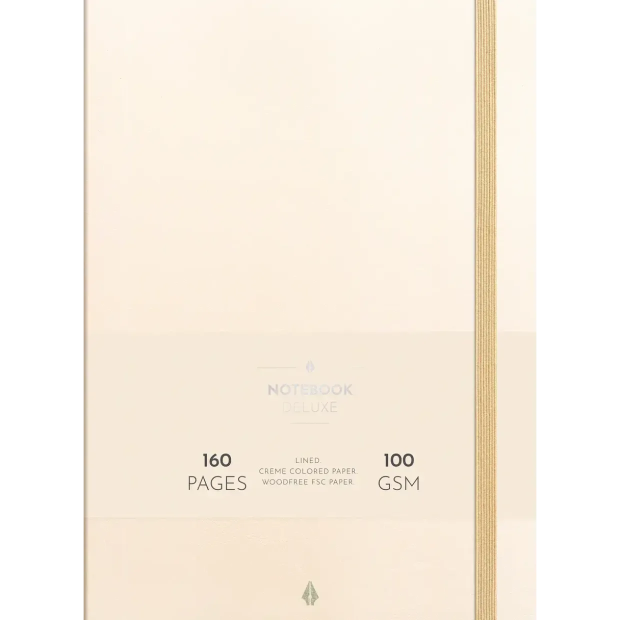 Notesbog - Notebook Deluxe B5 beige beige - 5 stk