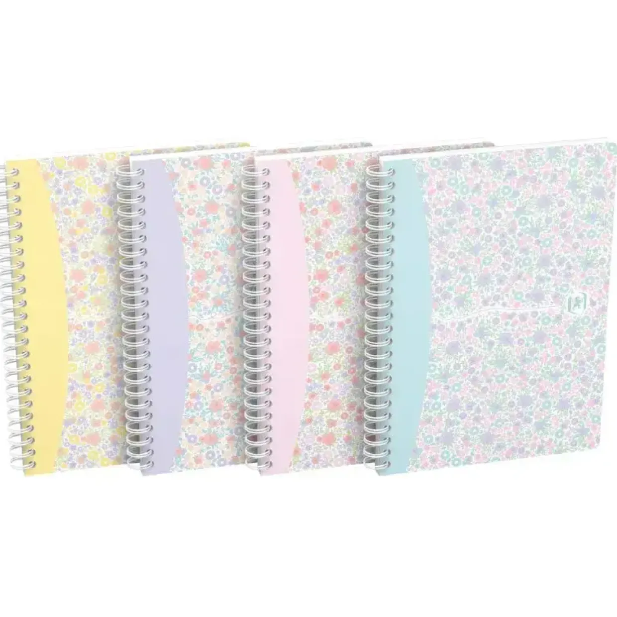 Notesbog - Oxford Floral A5 Linjeret 60 ark - Assorteret