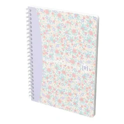 Notesbog - Oxford Floral A5 Linjeret 60 ark - Assorteret