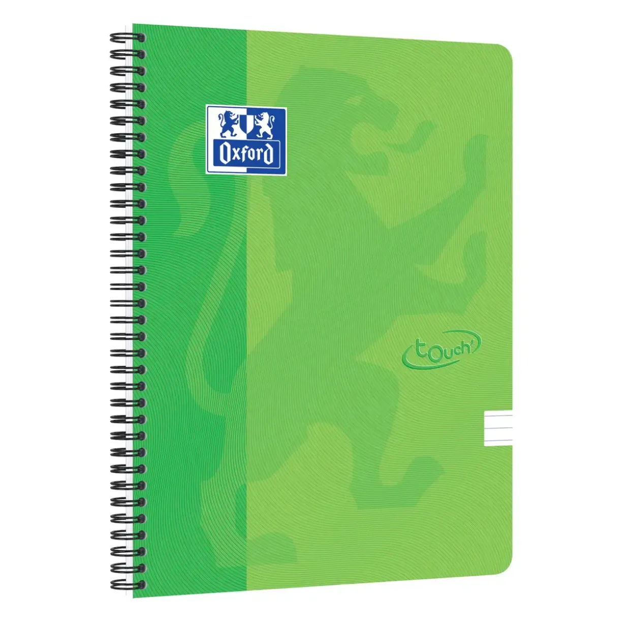 Notesbog Oxford TOUCH A4+ grøn linieret 90g - 5 stk