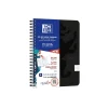 Notesbog Oxford TOUCH A5+ sort kvadreret 90g - 5 stk