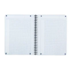 Notesbog Oxford TOUCH A5+ turkis kvadreret 90g - 5 stk
