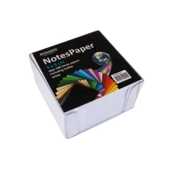 Notisbox - Büngers Memo Box - 9x9 cm - Hvid - 500 ark