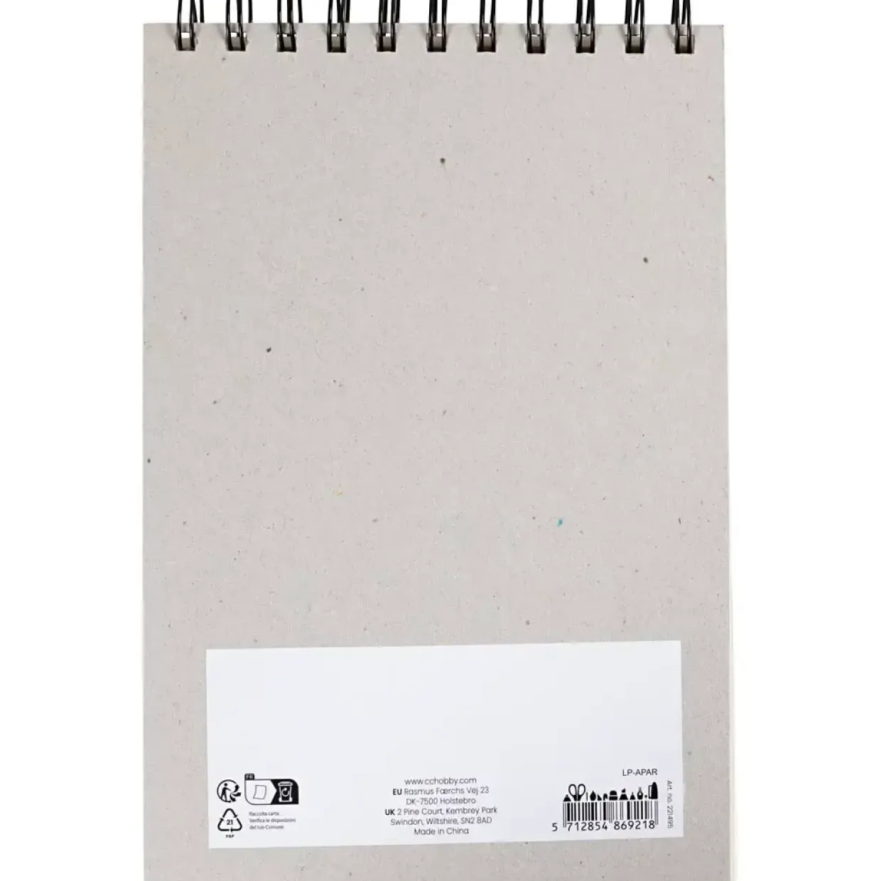 Oliepastelblok | A5, ark 148x210 mm, 300 g, hvid | 15 ark/ 1 stk.