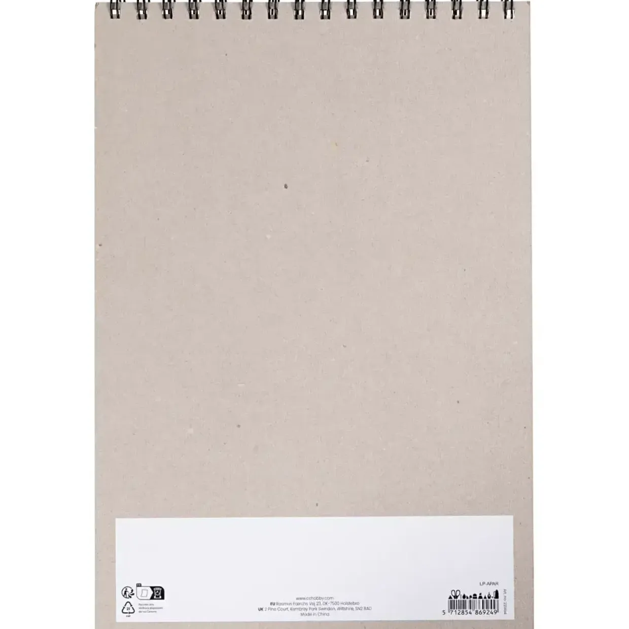 Oliepastelblok | A4, ark 210x297 mm, 300 g, hvid | 15 ark/ 1 stk.