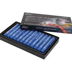 Oliepastelkridt – Gallery – ultramarin – L: 7 cm – Ø 11 mm – 12 stk