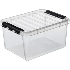 Opbevaringskasse med låg - SmartStore Classic 15l - 10 stk