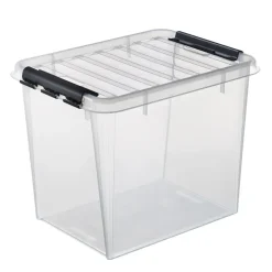 Opbevaringskasser SmartStore Classic 52 liter - klar med låg - 3 stk