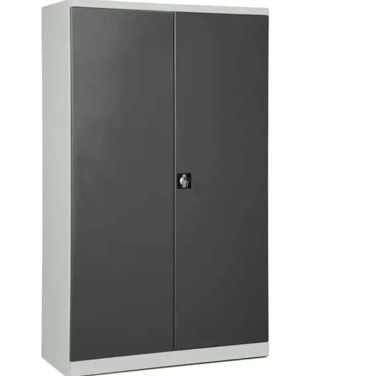Opbevaringsskab i stål - ASHV 1980x1200x470 mm Antracit døre