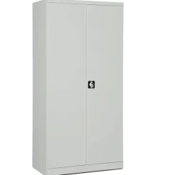 Opbevaringsskab i stål - ASHV 1980x980x470 mm Lysegrå døre