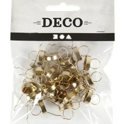 Ophæng - Metal Guld Ø13mm Hul 5mm - 25 stk