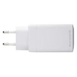 Oplader, Dbramante1928, IT - EU W. Charger - 2xUSB-C 70W + 1xUSB-A - Hvid