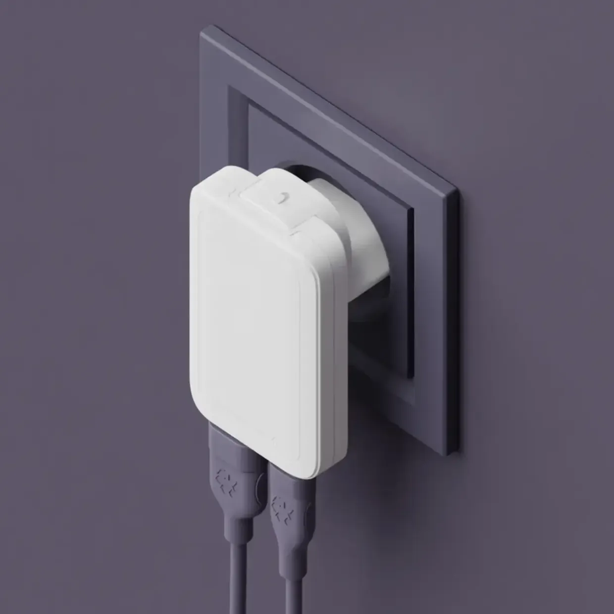 Oplader Dbramante1928 Re-charge Pro - EU Slim Charger - USB-C 20W+18W-A