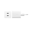 Oplader, Empower by PanzerGlass, Turbo, 45W, 2x USB-C, EU stik, Hvid
