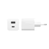 Oplader, Empower by PanzerGlass, Turbo, 35W, USB-C + USB-A, EU stik, Hvid