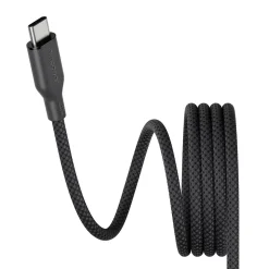 Opladerkabel, Empower by PanzerGlass, Magnetisk, 240W, USB-C to USB-C, 1.5M, Sort