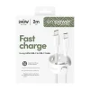 Opladerkabel, Empower by PanzerGlass, Racing, 240W, USB-C to USB-C, 2M, Hvid