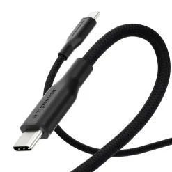 Opladerkabel, Empower by PanzerGlass, Racing, 60W, USB-C to USB-C, 1.2M, Sort