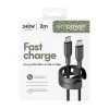 Opladerkabel, Empower by PanzerGlass, Racing, 240W, USB-C to USB-C, 2M, Sort