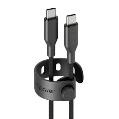 Opladerkabel, Empower by PanzerGlass, Racing, 240W, USB-C to USB-C, 2M, Sort