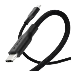 Opladerkabel, Empower by PanzerGlass, Racing, 240W, USB-C to USB-C, 2M, Sort