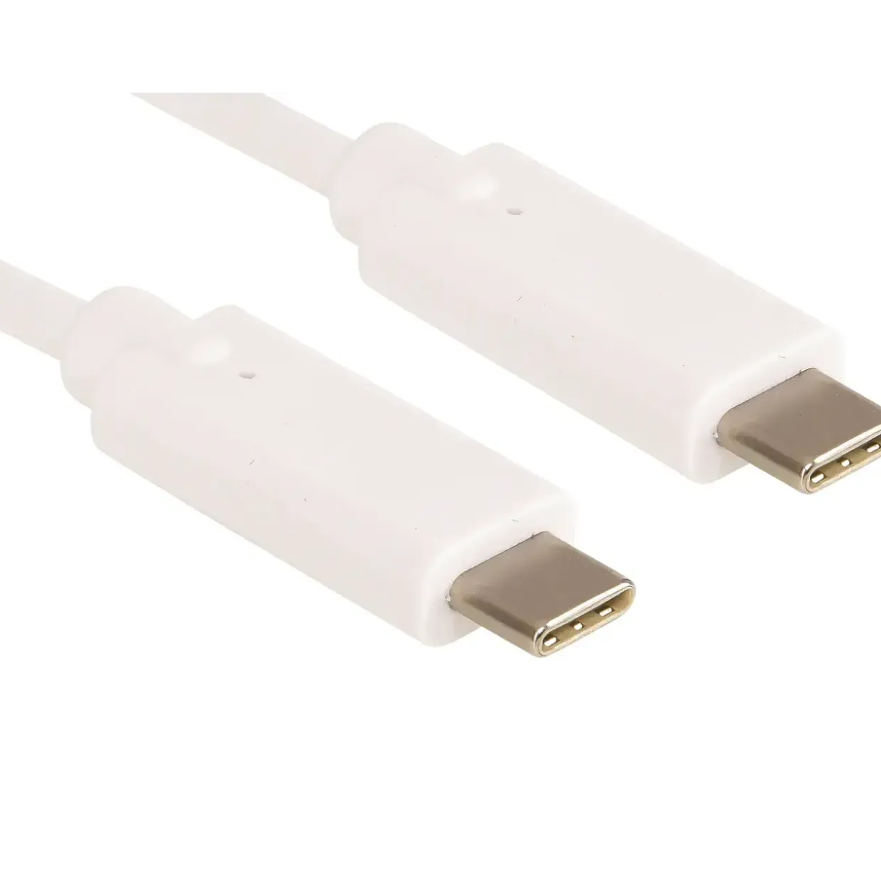 Opladerkabel - Sandberg USB-C til USB-C - 60W - Hvid - 2 m
